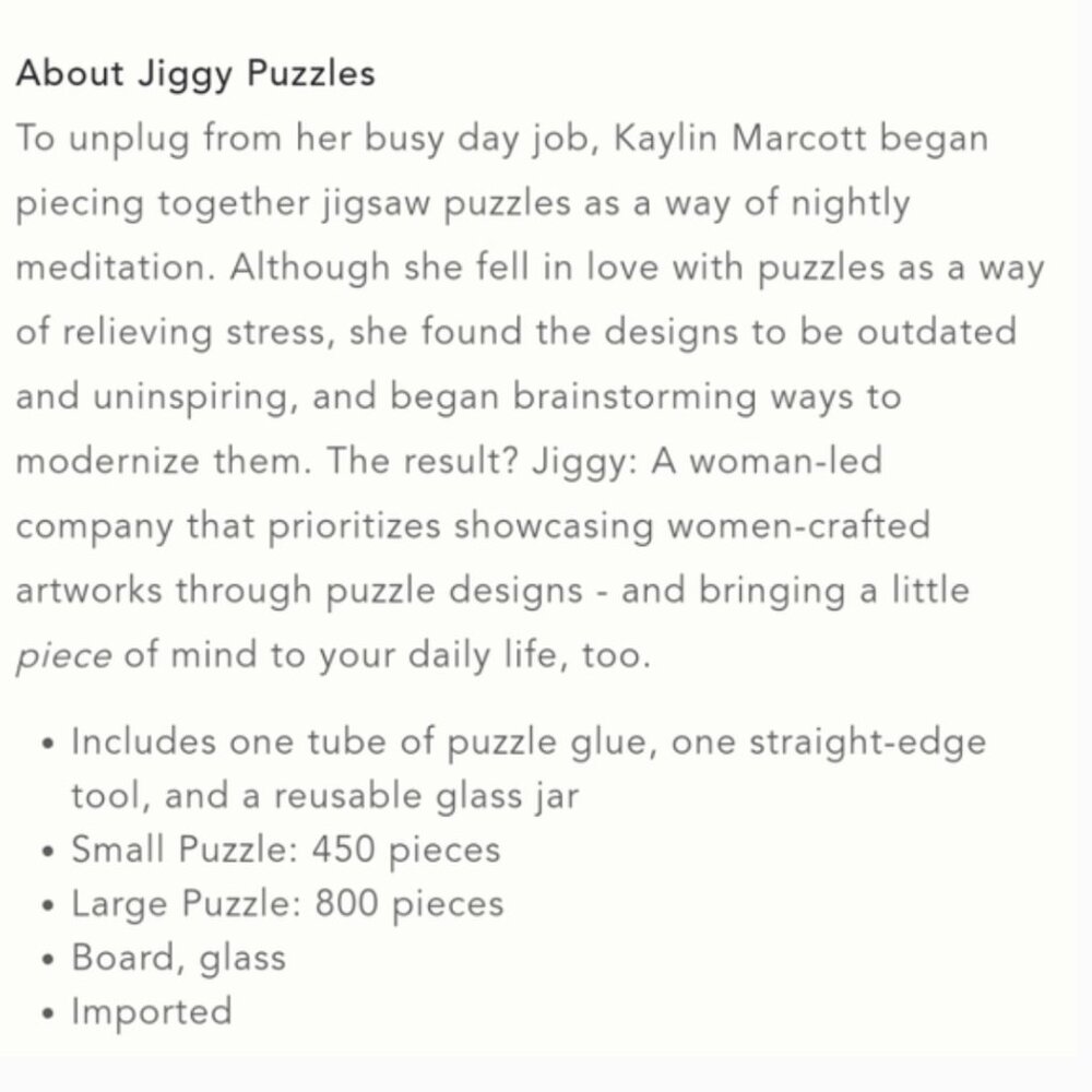NWT Anthropologie Jiggy Puzzle - Morning Stretch - Picture 3 of 6